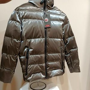 BRAND NEW! Hi Shine Luxe Down Puffer Jacket By world knowned Designer TUMI